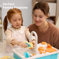 Lalalark dish rack storage helps teach organization during play.