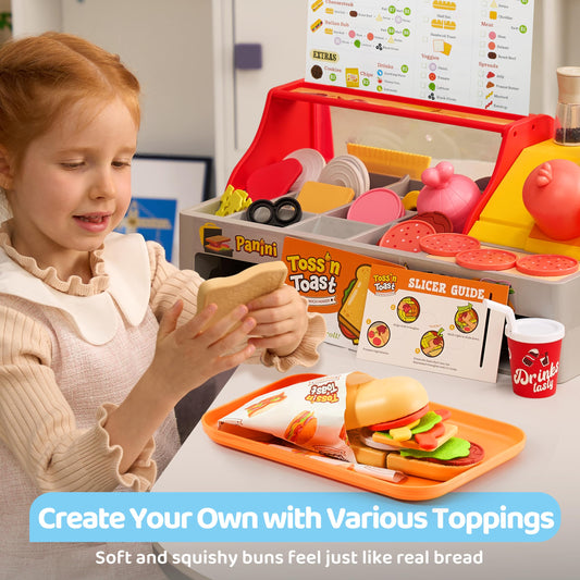 Lalalark interactive slicer ham sausage for engaging slicing and hand-eye coordination.