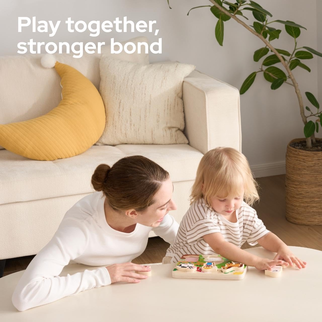 lalalark parent-child bonding through shared puzzle and music moments