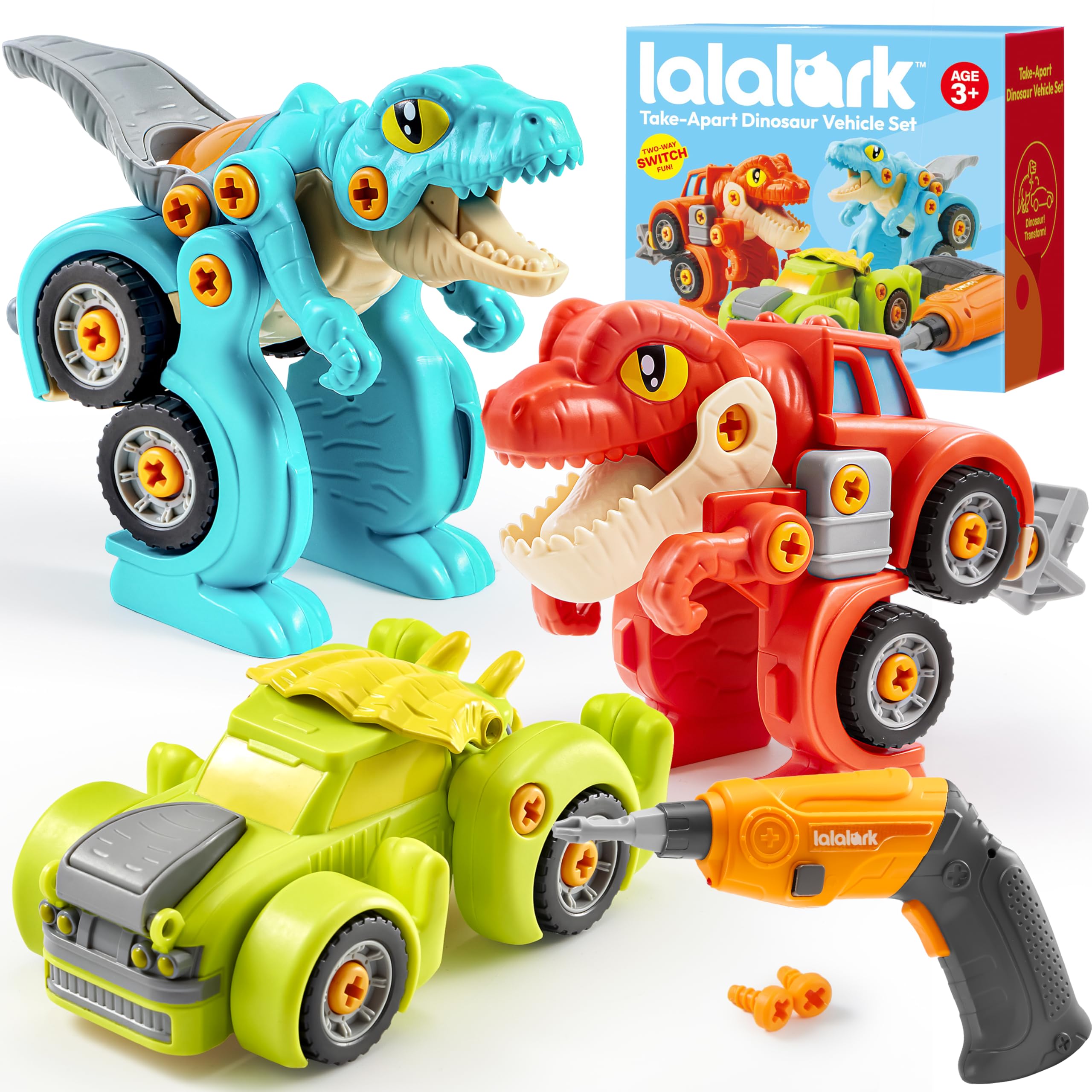 Lalalark Raptor transform truck for imaginative play.