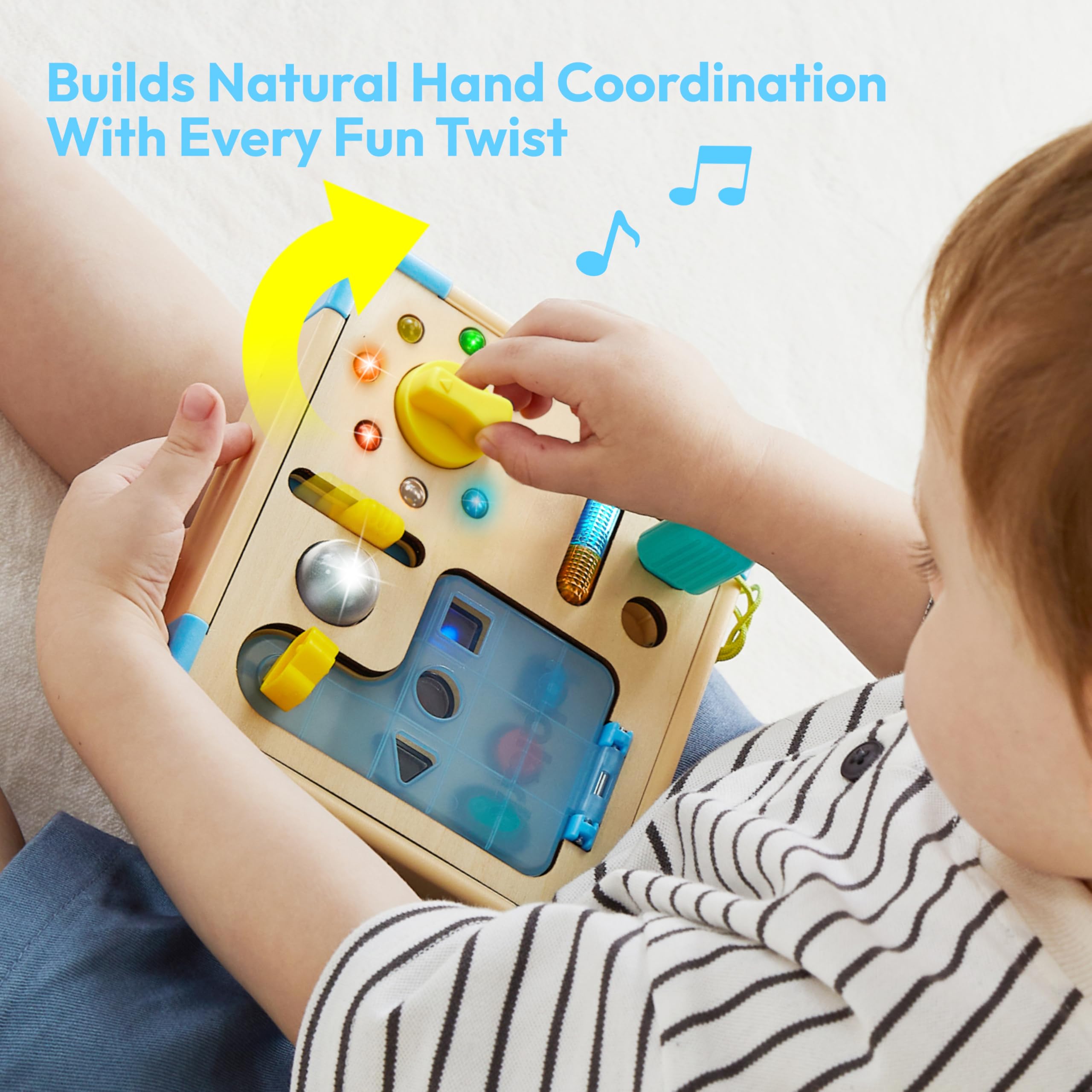 Safe and durable Lalalark busy board materials for growing hands
