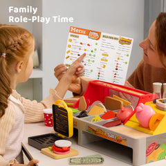 Lalalark simulated panini press with safe, tactile design.