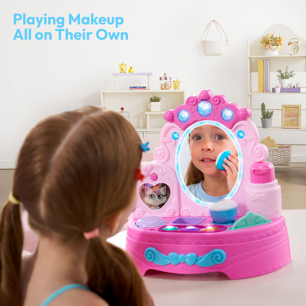 lalalark toddler vanity buttons-dials switch tunes and build dexterity