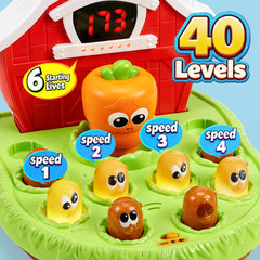 lalalark Whack a Mole hammer in action improving hand-eye coordination.