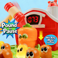 lalalark Whack a Mole moles popping up for dynamic play.