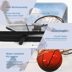 Lalasu basketball card binder zipper closure securing cards during travel