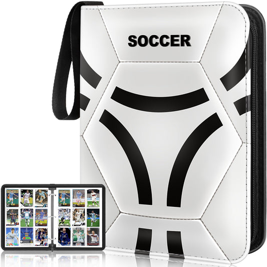 Lalasu Soccer Card Binder front cover with premium finish for display