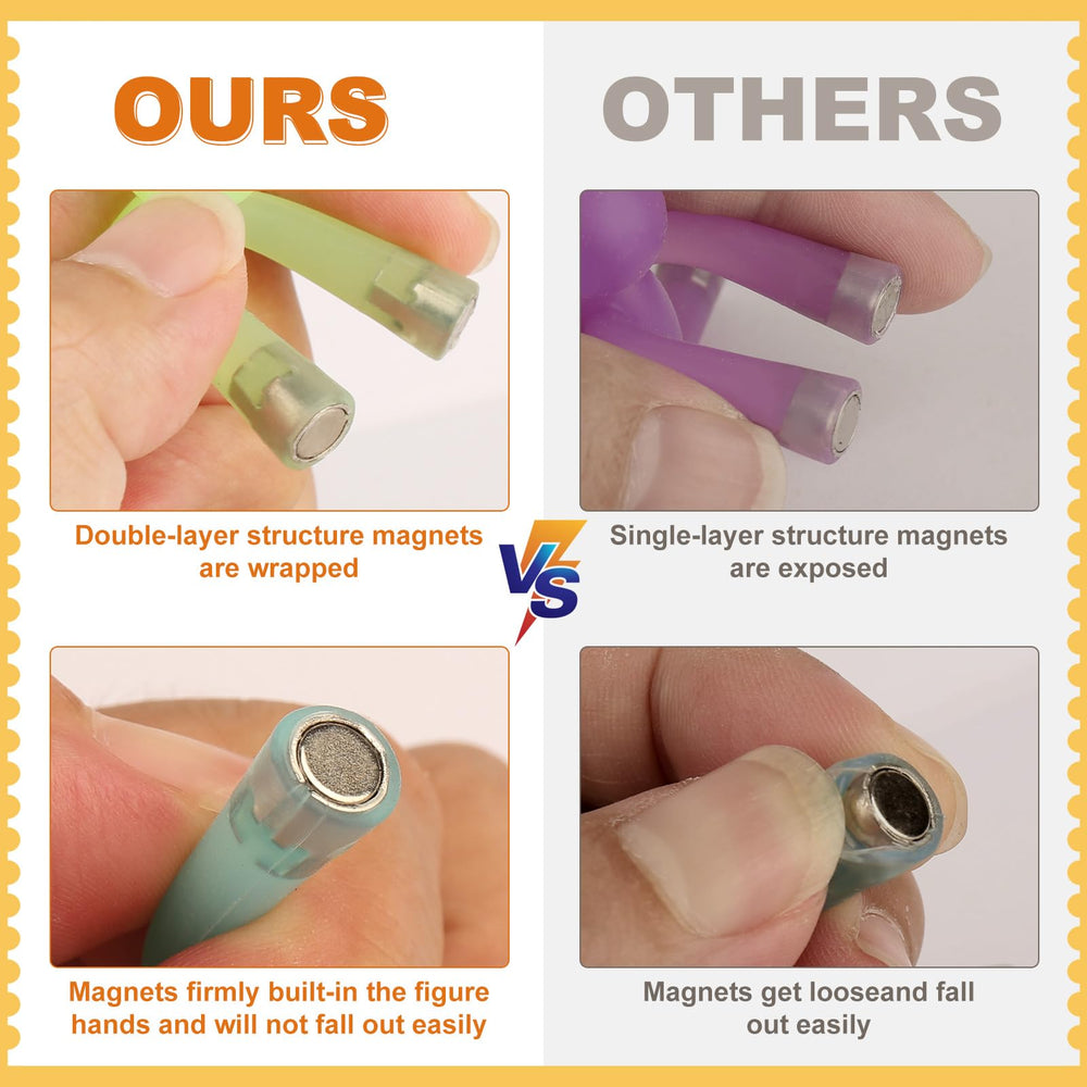 Laleay magnetic toys for travel: compact figures ease long trips.