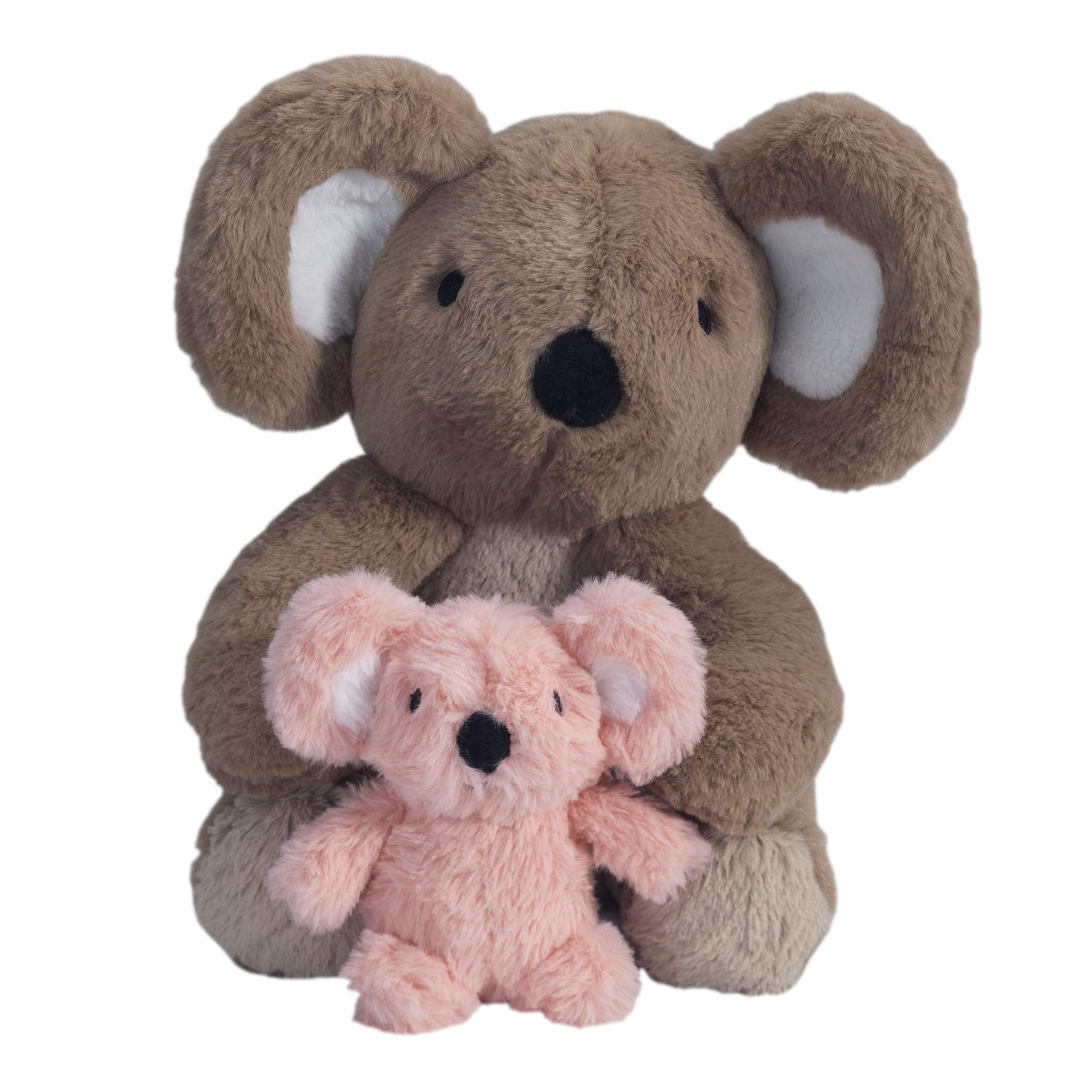 Lambs and Ivy Calypso Koalas Wuzzy provides a small, huggable travel companion.