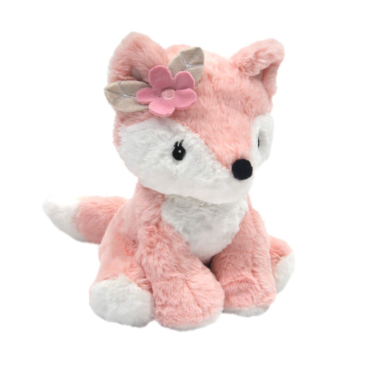 Lambs & Ivy Friendship Tree fox plush pink for cozy cuddles.