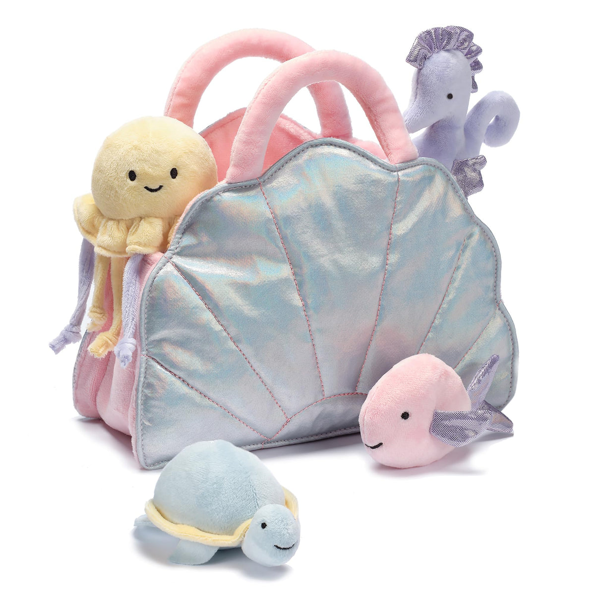 Lambs & Ivy sea turtle plush for soft cuddle playtime