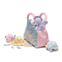 Lambs & Ivy seahorse plush sparks imaginative ocean pretend play