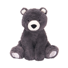 Lambs & Ivy Oscar plush bear face offers soft cuddles for baby.