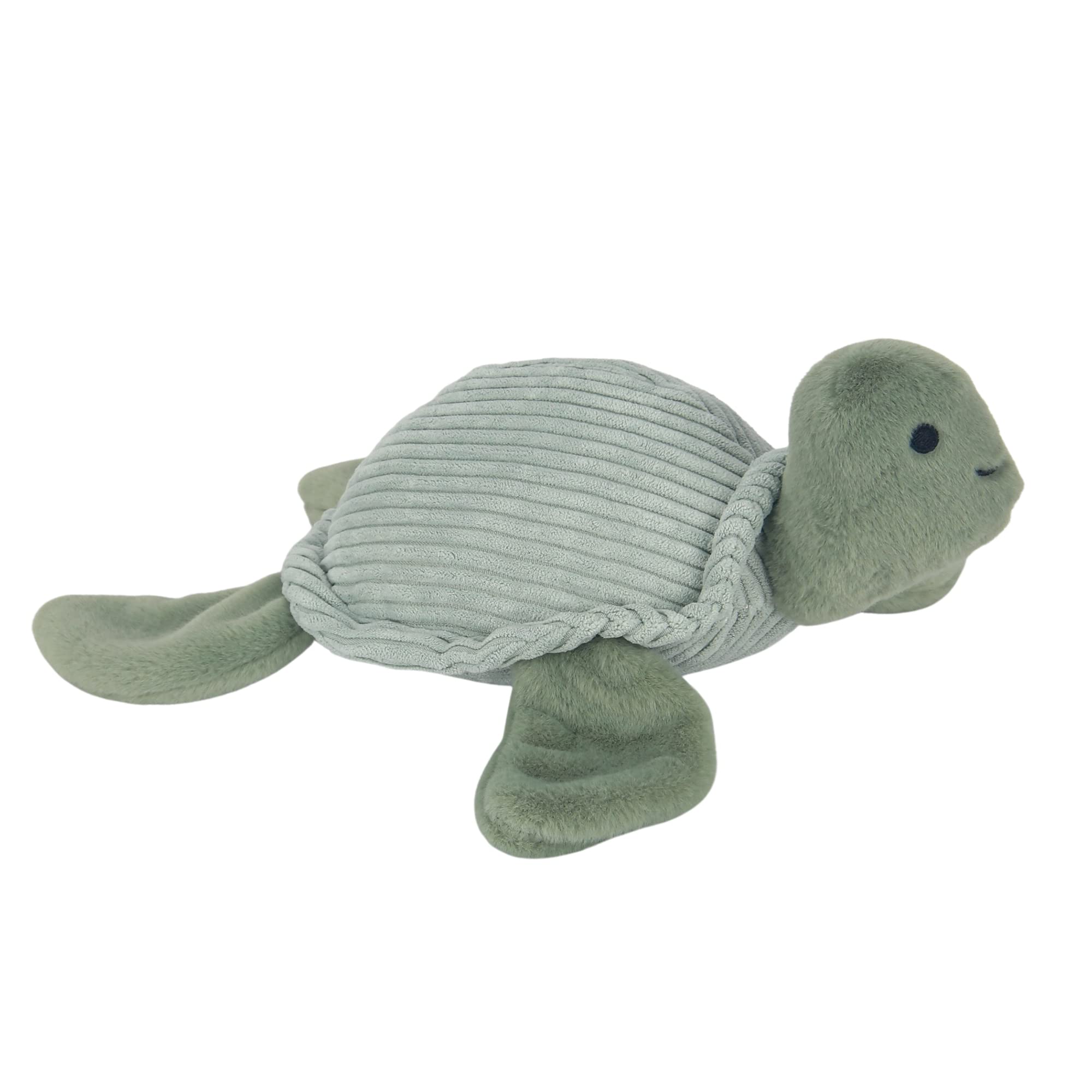 Shelly turtle plush measures 11.5 inches for cuddly play