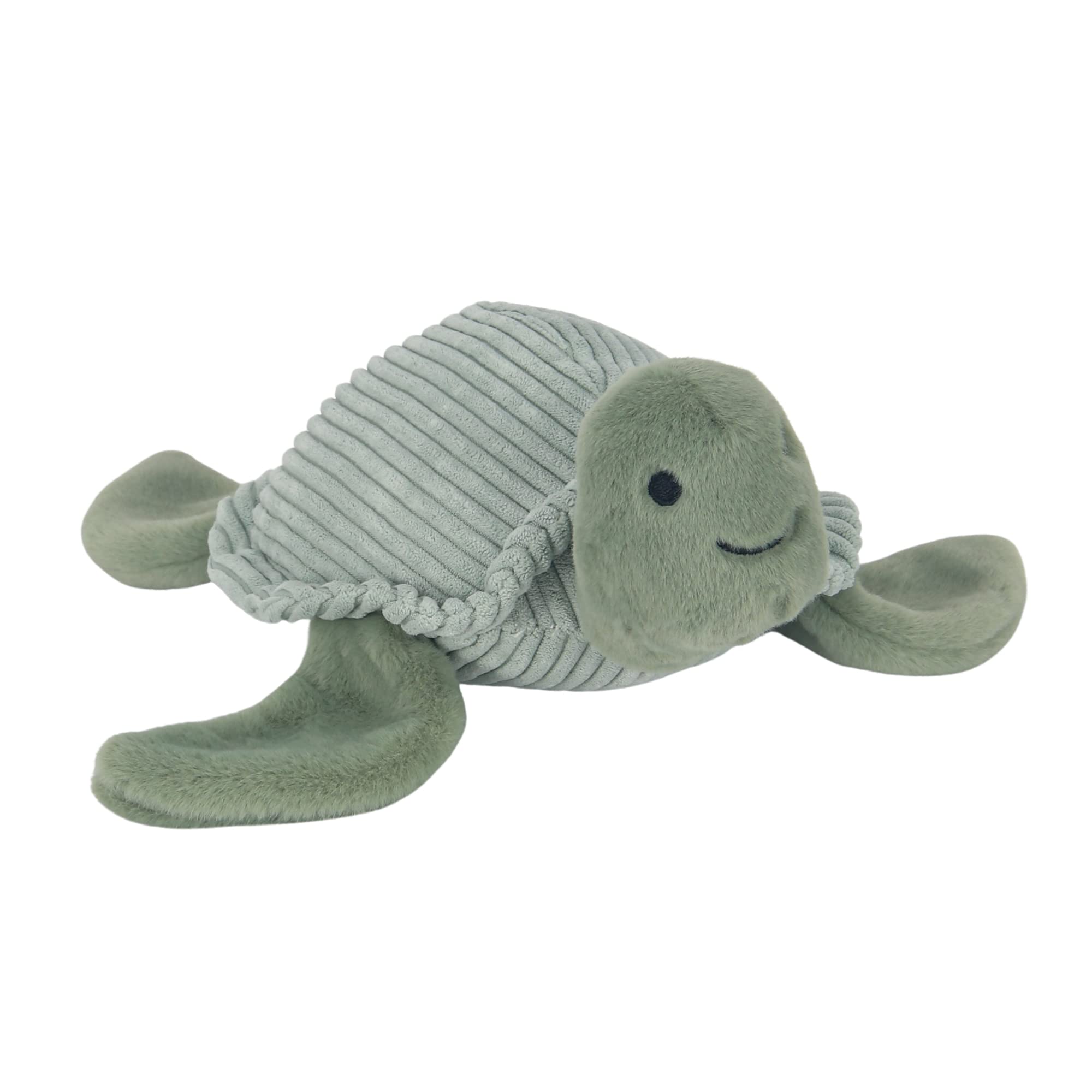 Lambs & Ivy Shelly turtle plush in soft velour for babies