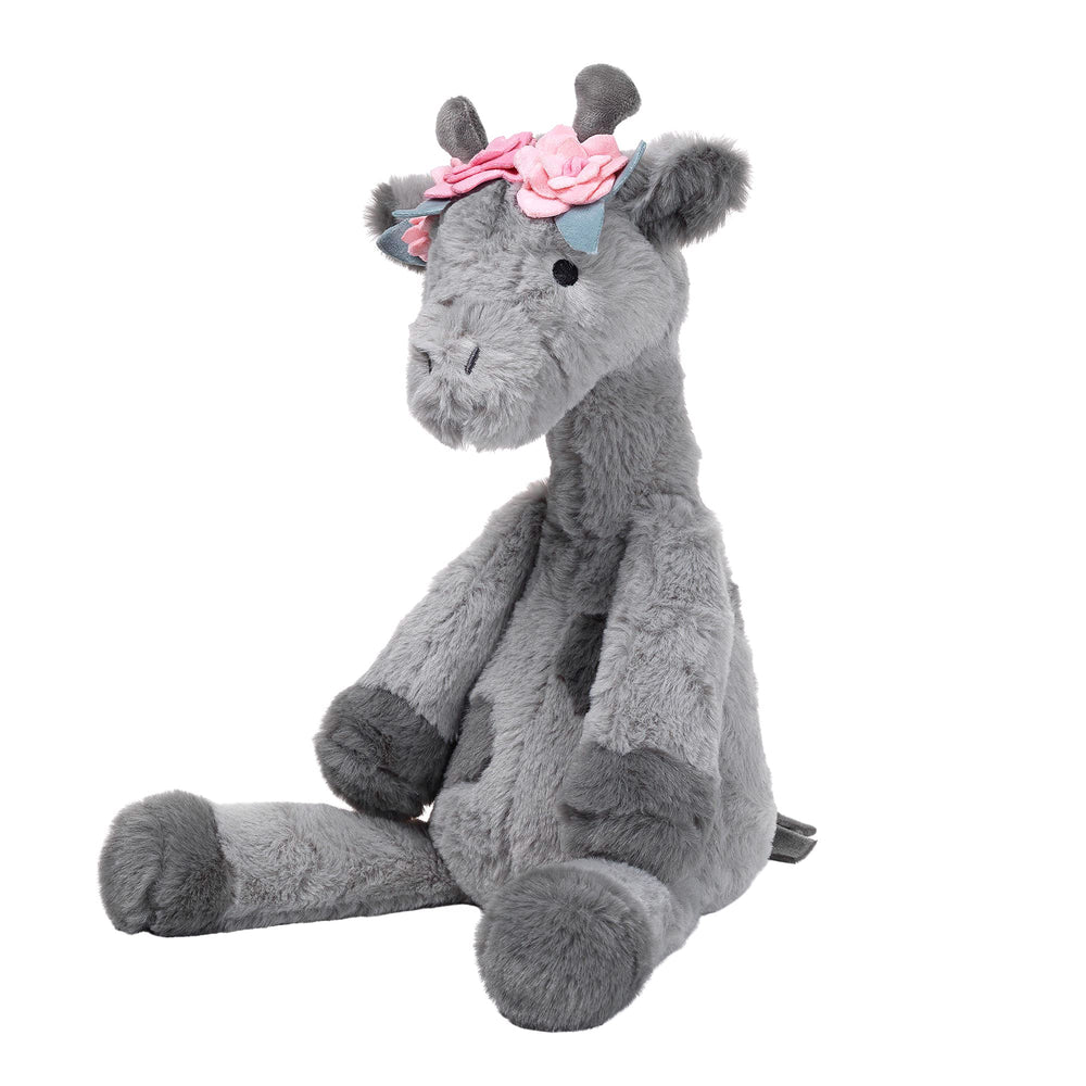 Lambs & Ivy Skylar plush with embroidered face for safe, gentle play.