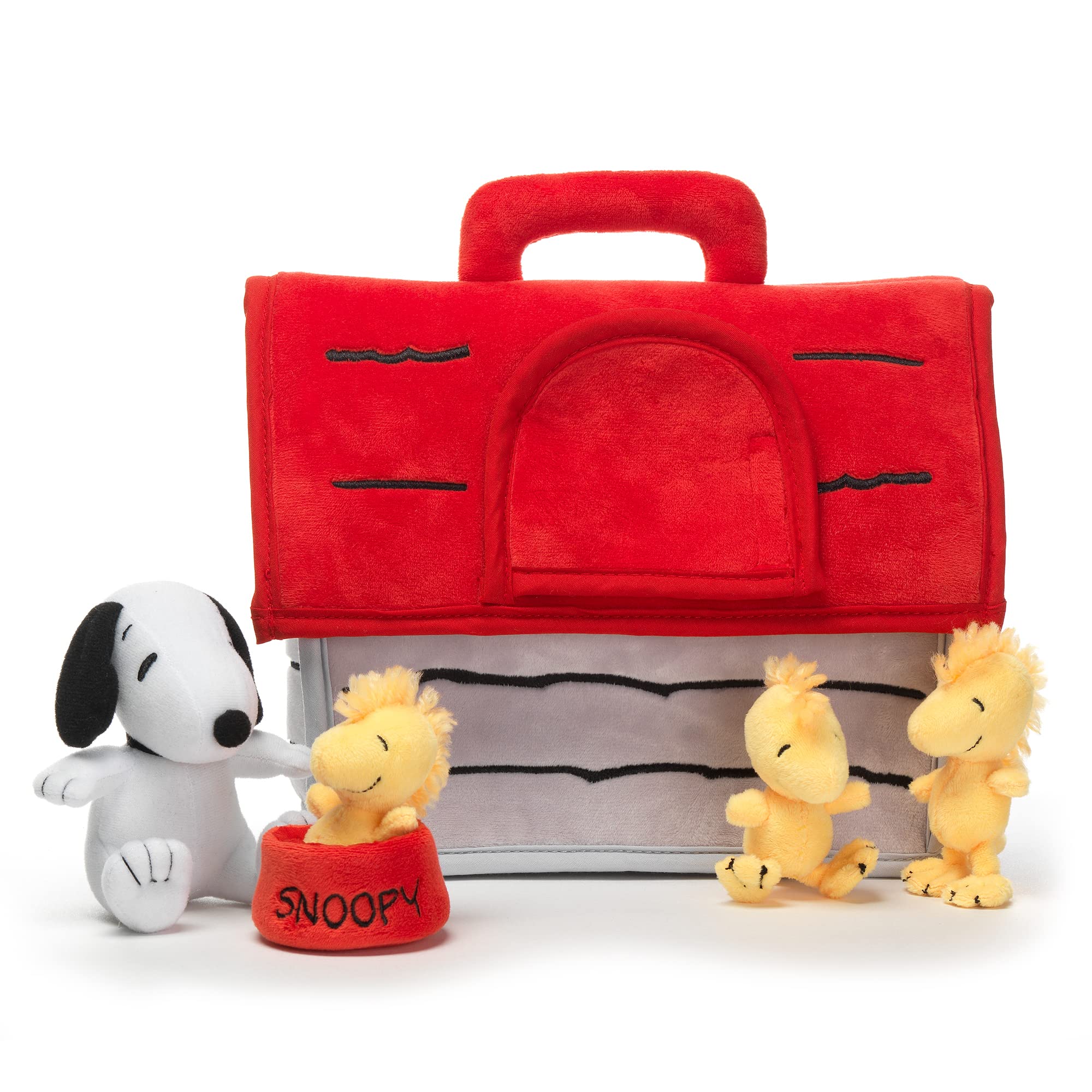 Lambs & Ivy Snoopy doggie bowl accessory completes the playset for pretend meals.
