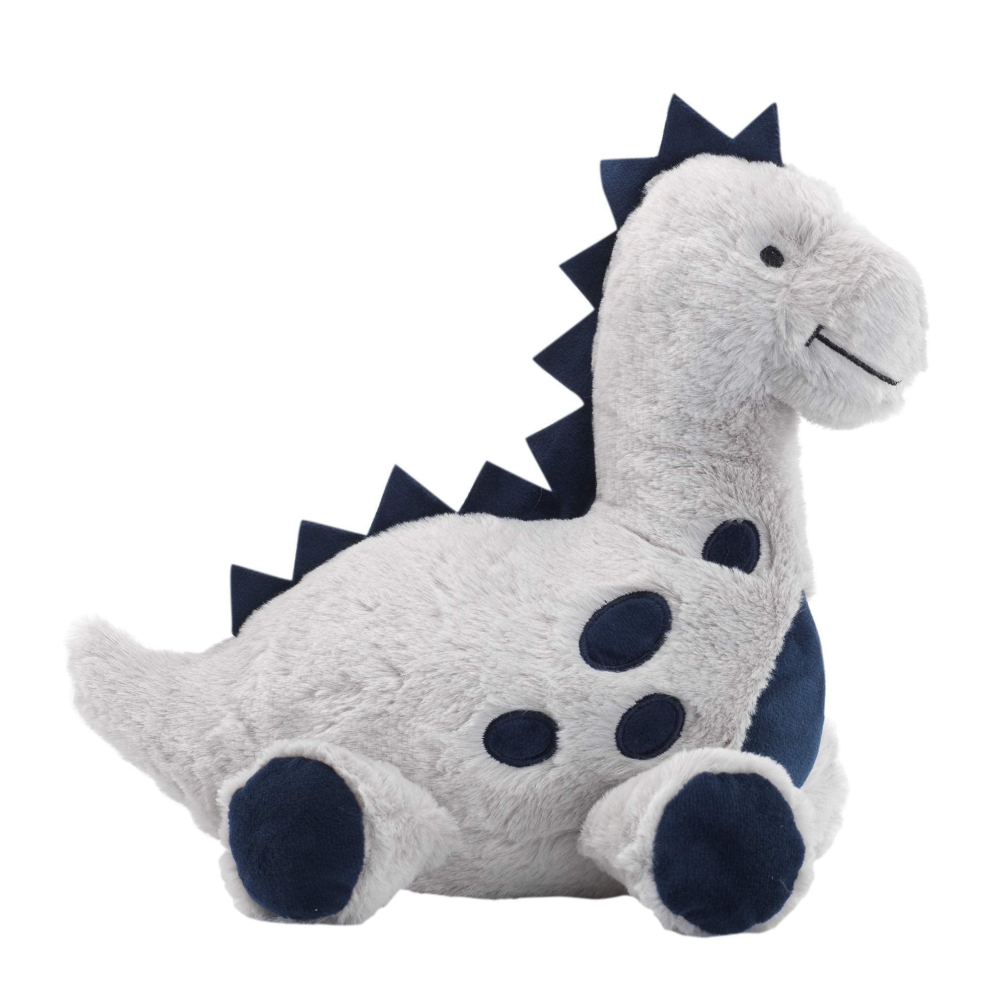 Lambs & Ivy Spike with embroidered navy dots demonstrates quality craftsmanship.
