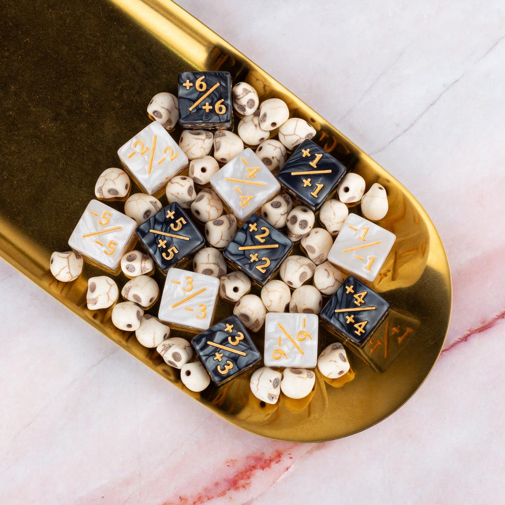 LAMJAM lifelink and reach dice set supports quick status tracking.