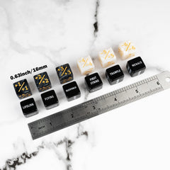 LAMJAM MTG dice counters with velvet pouch keep your deck organized.