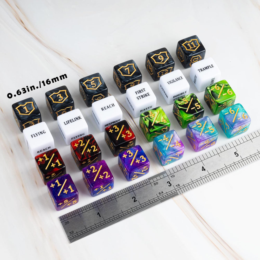 LAMJAM shield dice counters pack for quick life and shield tracking in MTG.