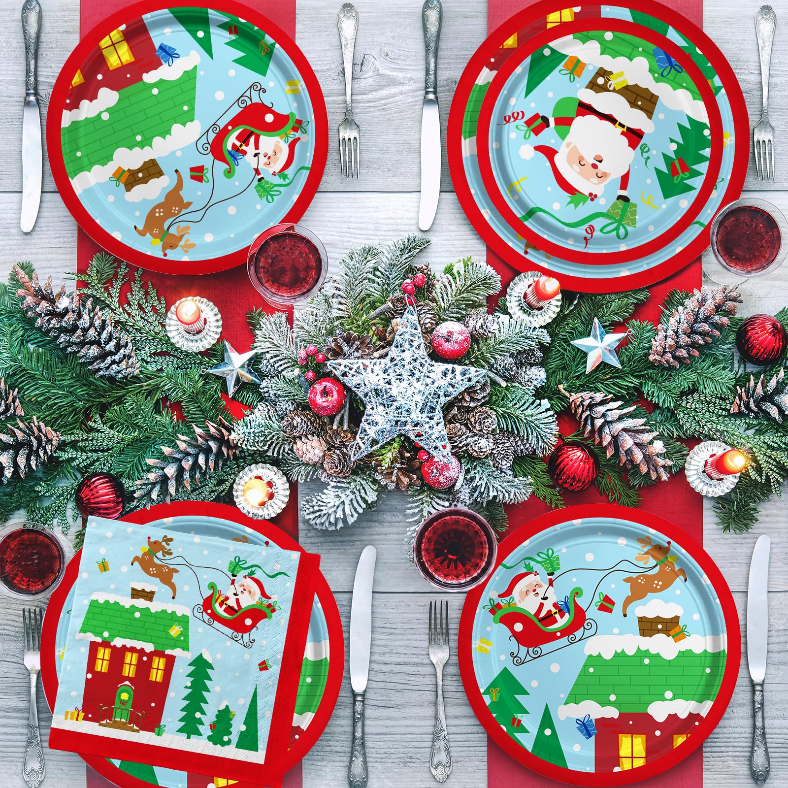 Lamparty Santa design decor collection adds festive atmosphere.
