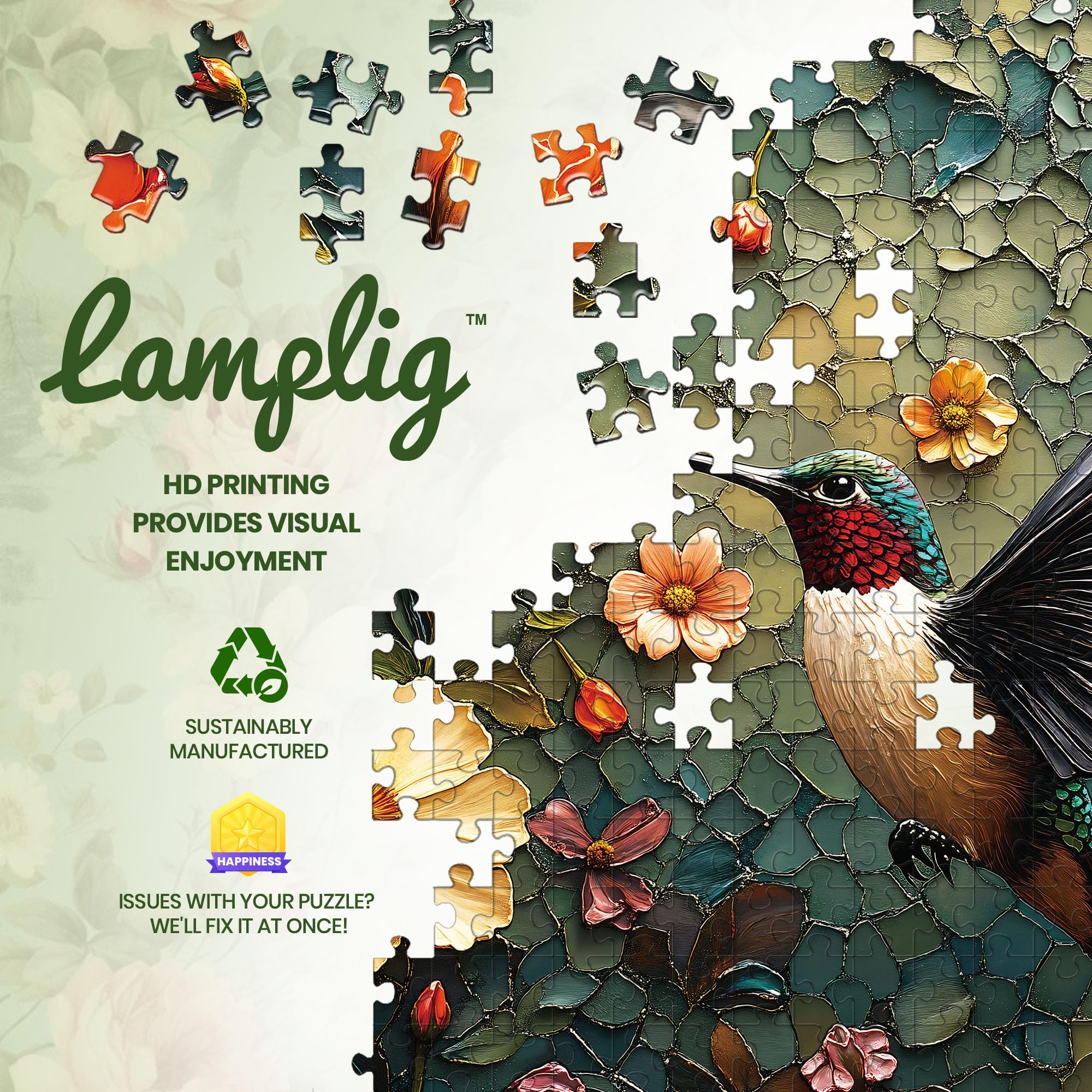 Lamplig family-night puzzle sparks conversation and connection during assembly.