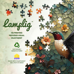 Lamplig family-night puzzle sparks conversation and connection during assembly.