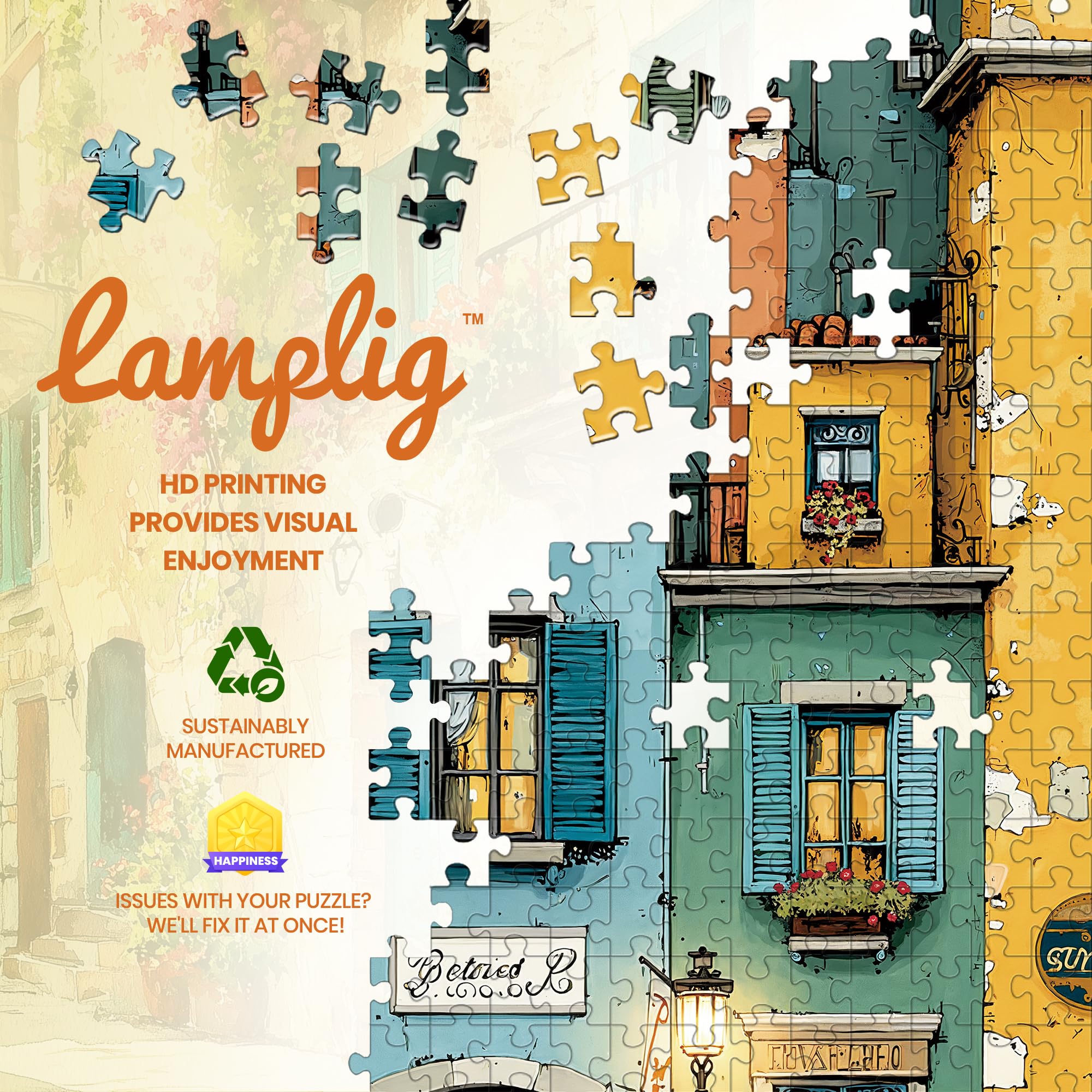 Lamplig missing-piece-support puzzle — reliable help to complete your set.