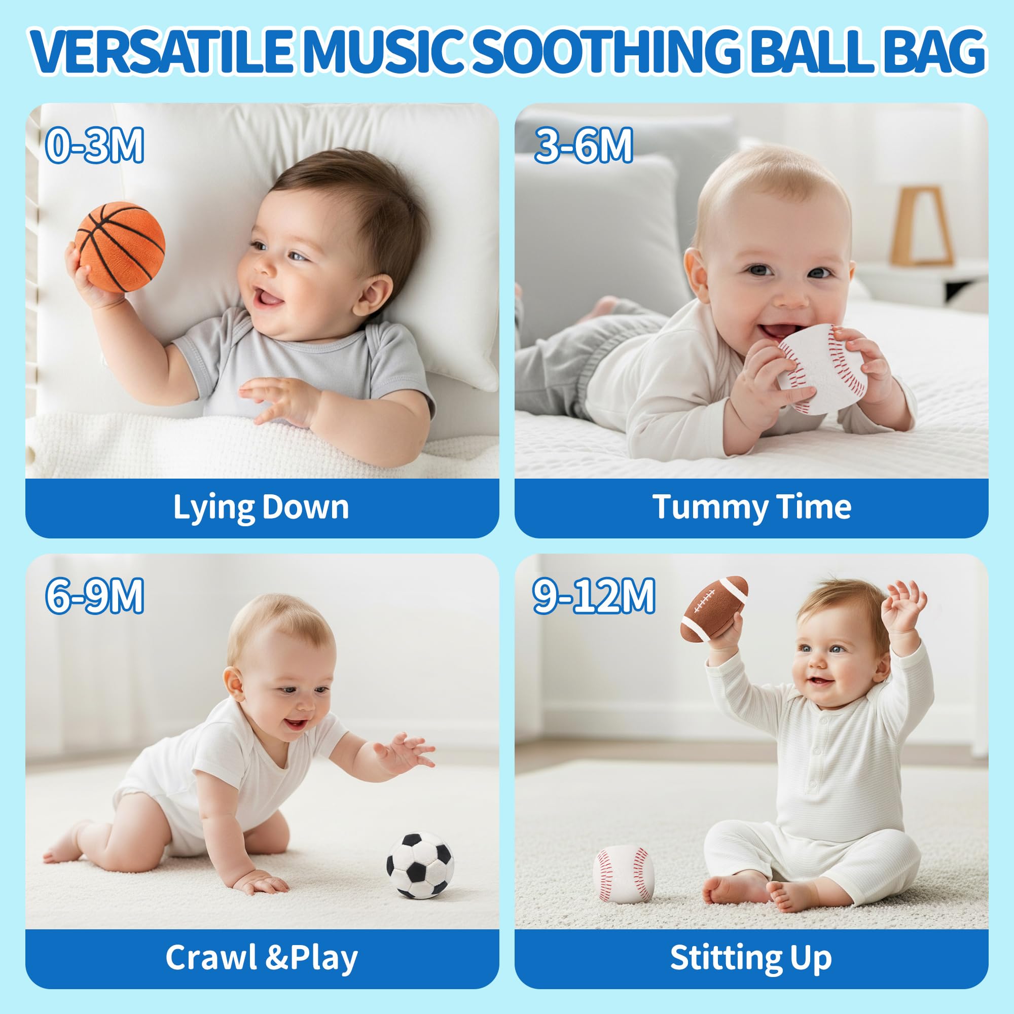 Lanbeby soft plush bag is safe and portable for travel