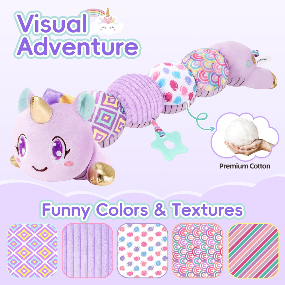 Lanbeby unicorn toy music box soothes babies with soft melodies