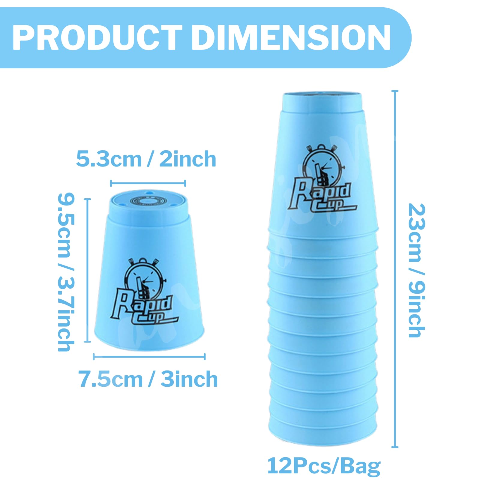 Lancisism three air vents design assists air release for smoother, faster stacking.