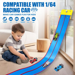 Landhix double-lane track with cars enables simultaneous duels and faster fun