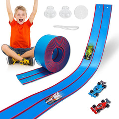 Landhix flexible race track 15ft unrolled for versatile layouts and racing