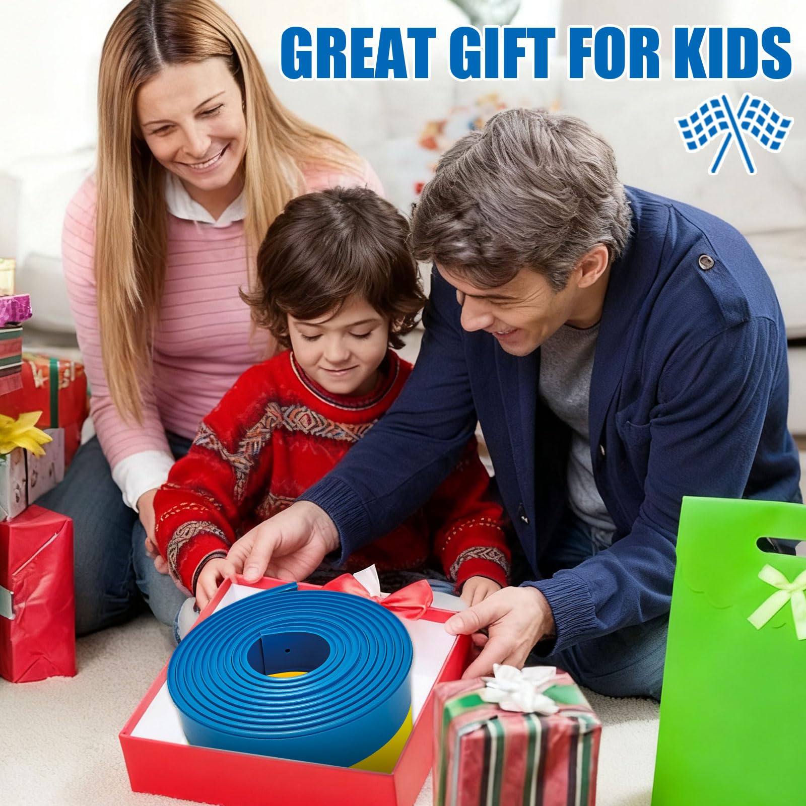 Landhix portable race track ideal for travel and on-the-go fun.