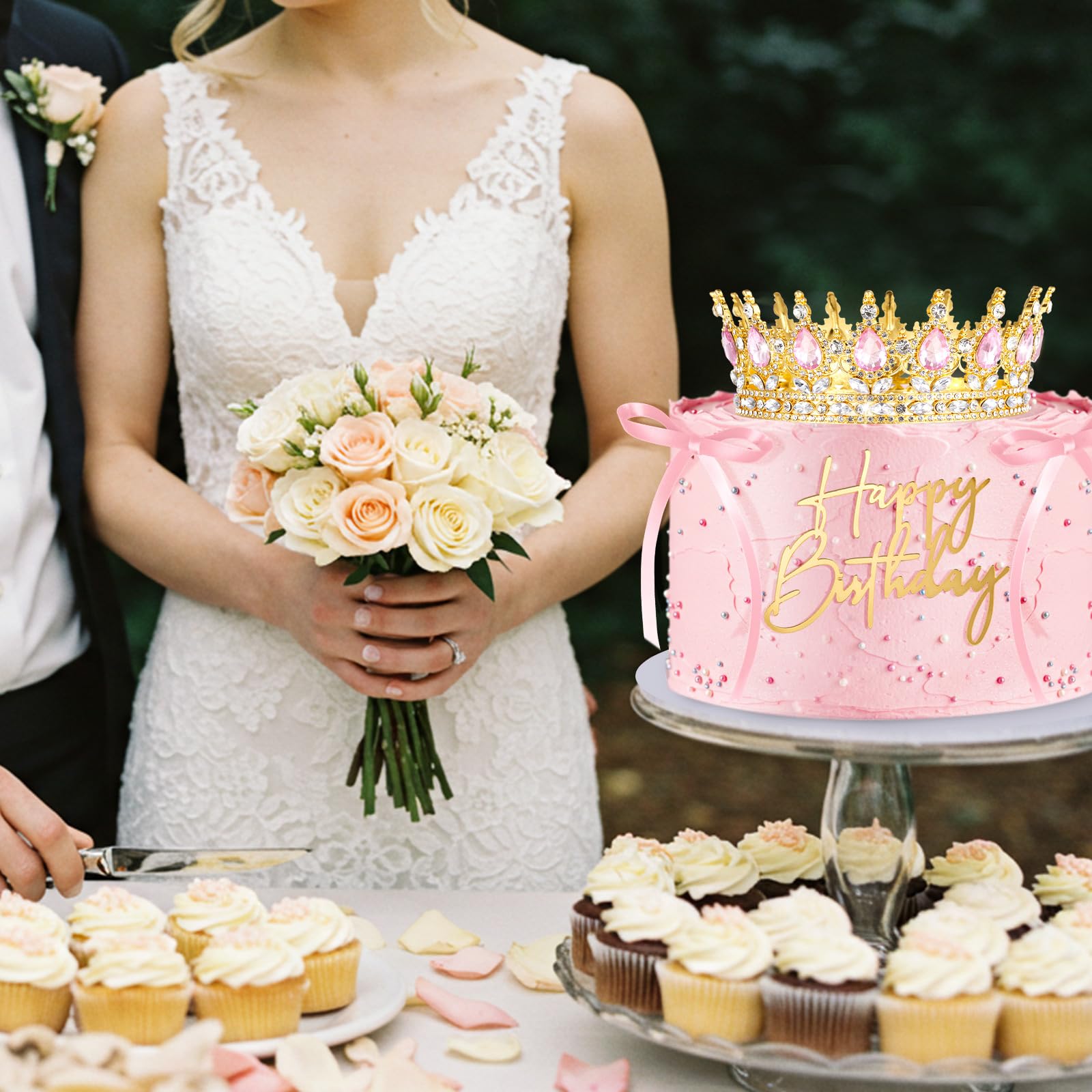 Landical cake decoration set creates a regal and festive moment