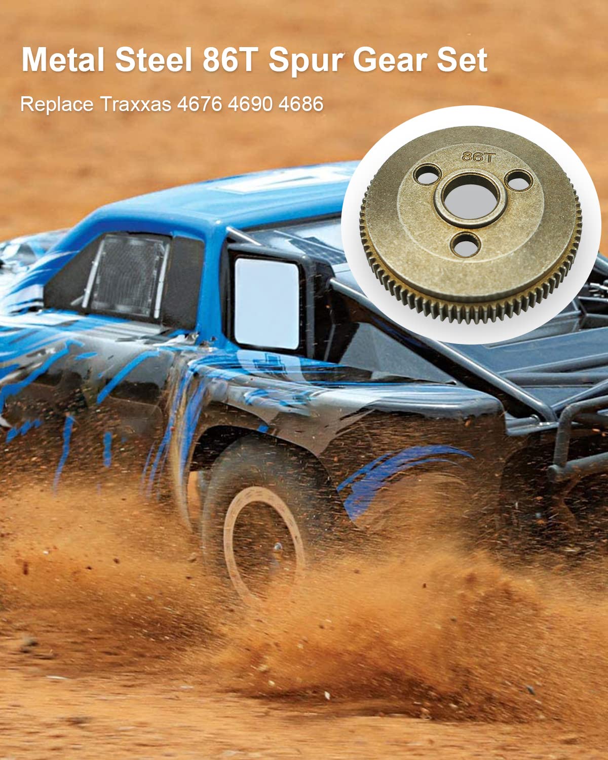 LANDSIN 17T pinion gear steel, compact drive option.