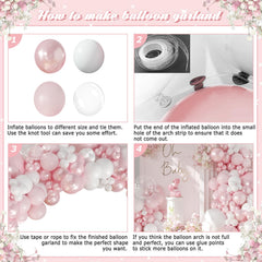 LANGASQUE balloon strip and glue dots kit for easy garland assembly