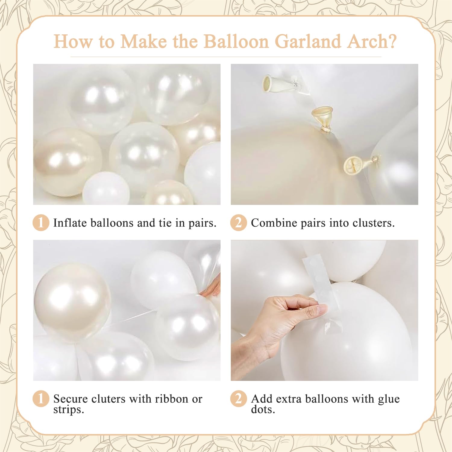 Langasque eco-friendly latex balloons emphasize non-toxic materials.