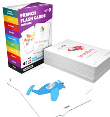 Language Together French flash cards suitable for ages 3-10 for home and classroom use.
