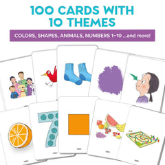 Language Together French flash cards support engaging learning games and storytelling.