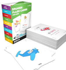 Language Together Spanish flash cards family-fruits-snacks-toys pair visuals with vocabulary