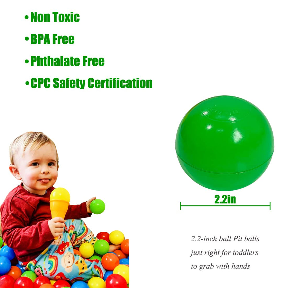 LANGXUN thickened, durable balls reduce wear during ball pit fun.