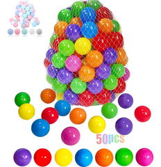 LANGXUN rainbow ball pit balls for colorful, safe playtime.