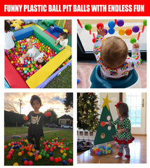 LANGXUN multipurpose balls for ball pits, pools, and play tents.