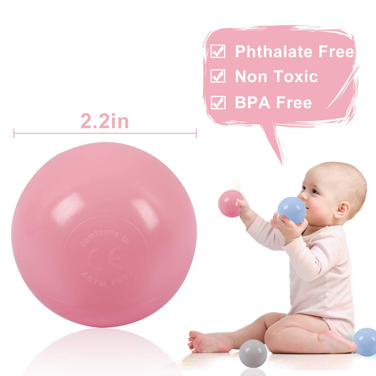 LANGXUN durable ball pit balls designed to withstand daily fun.