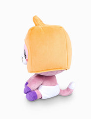 LankyBox Foxy plush with removable diaper for dress-up play.