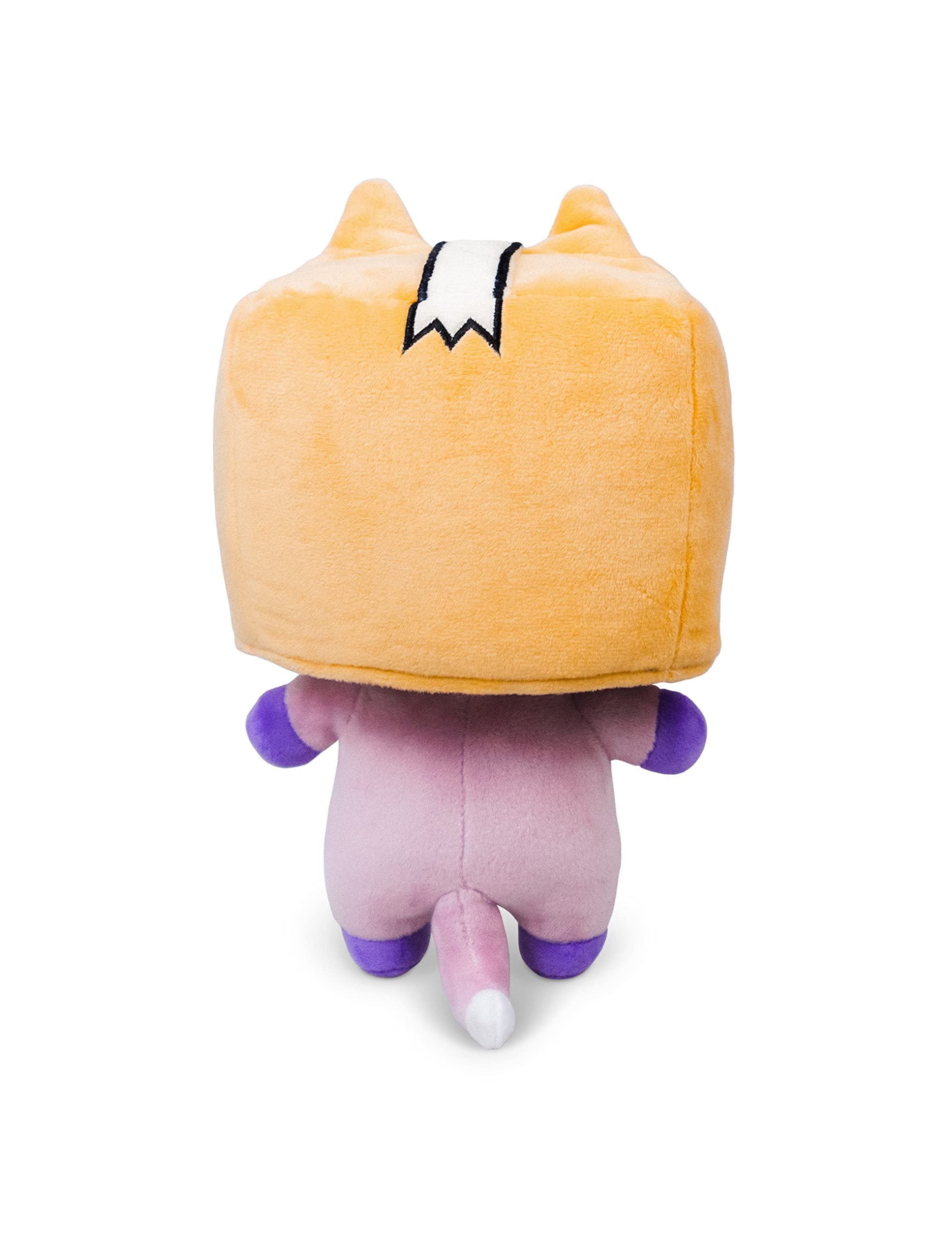 LankyBox Foxy 9-inch plushie, side view, durable stitching for lasting play