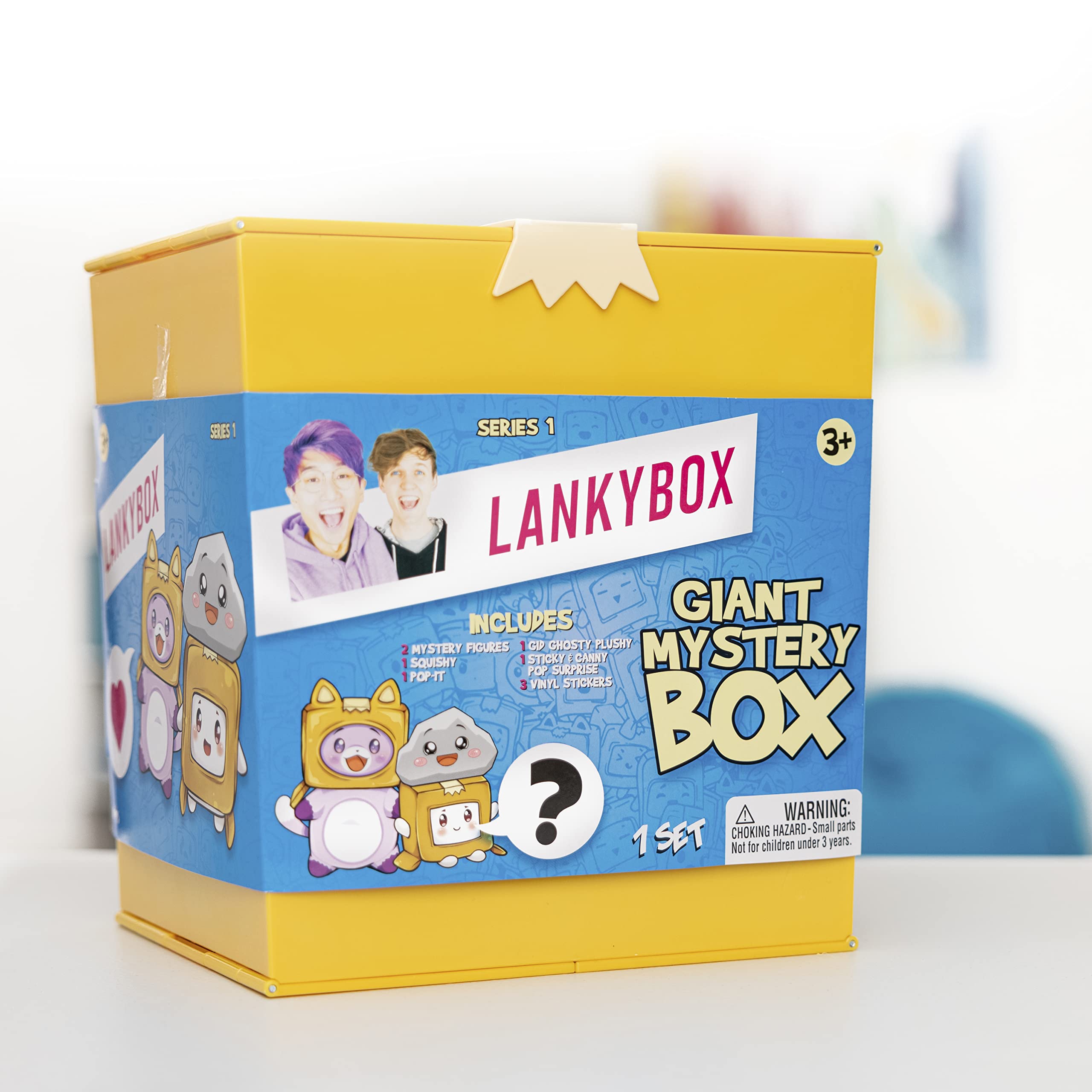 LankyBox Giant Mystery Box Canny with pop-out Sticky feature