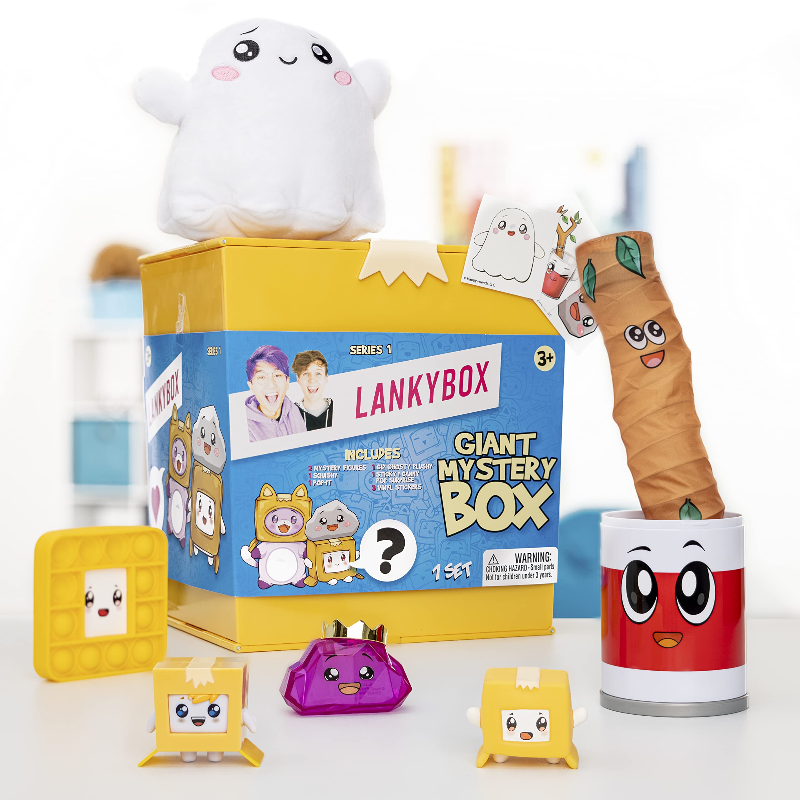 LankyBox Giant Mystery Box squishy texture for squeeze play and stress relief